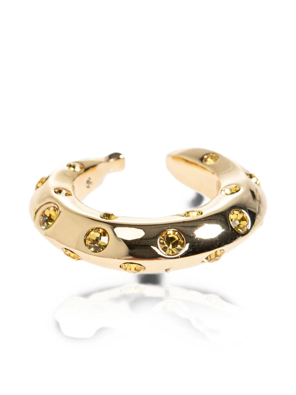 Banana-Motif Crystal-Embellished Rings by Kate Spade