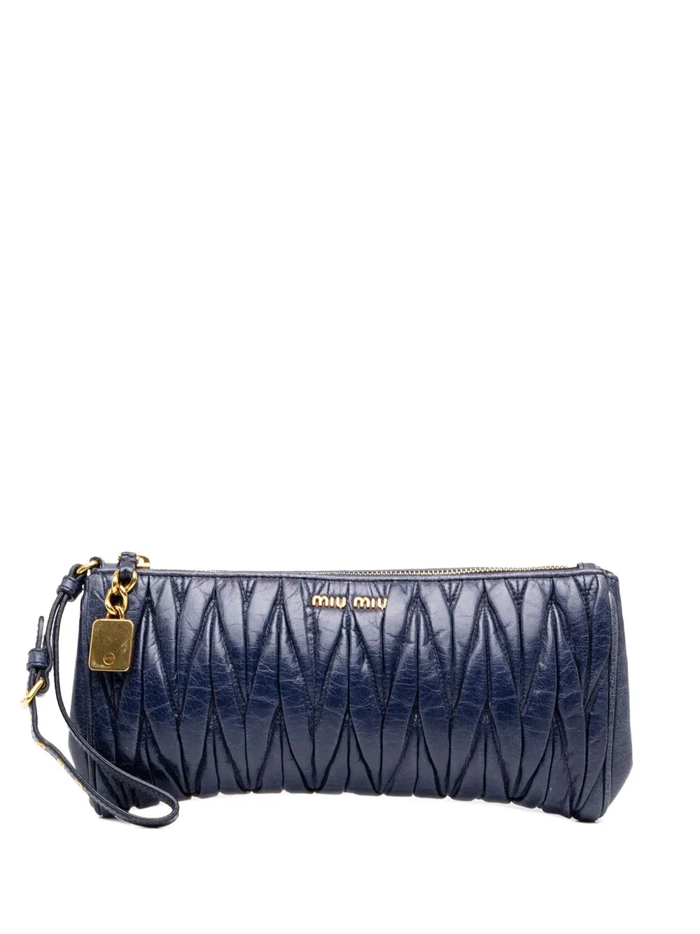 2010-2026 Matelasse Nappa Clutch Bag by Miu Miu Pre-Owned