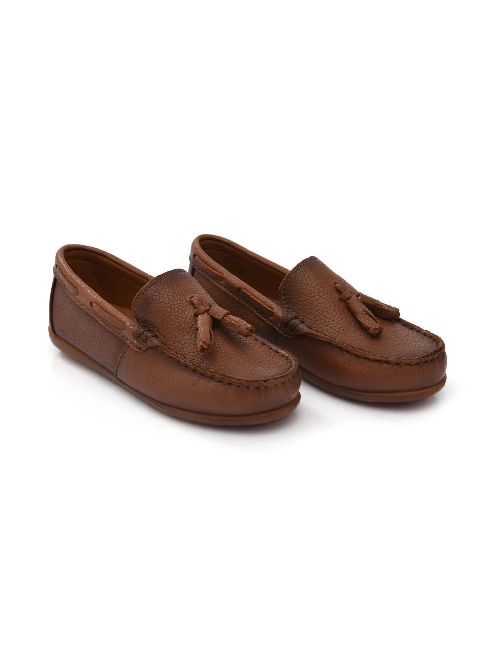 Tassel-Front Faux Leather Loafers by Moustache