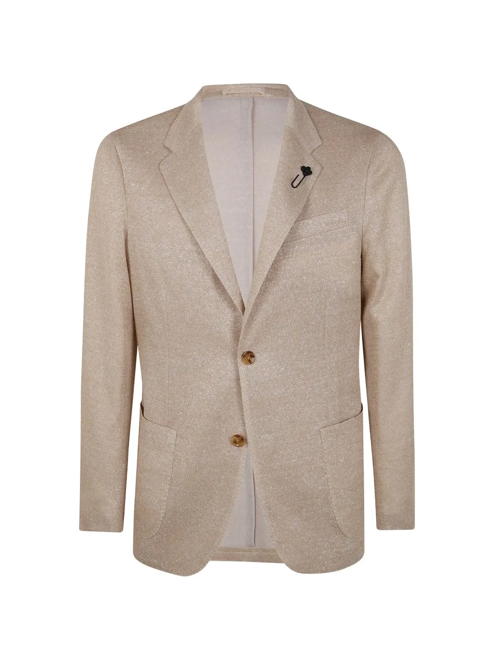 Flower-Patch Knitted Blazer by Lardini