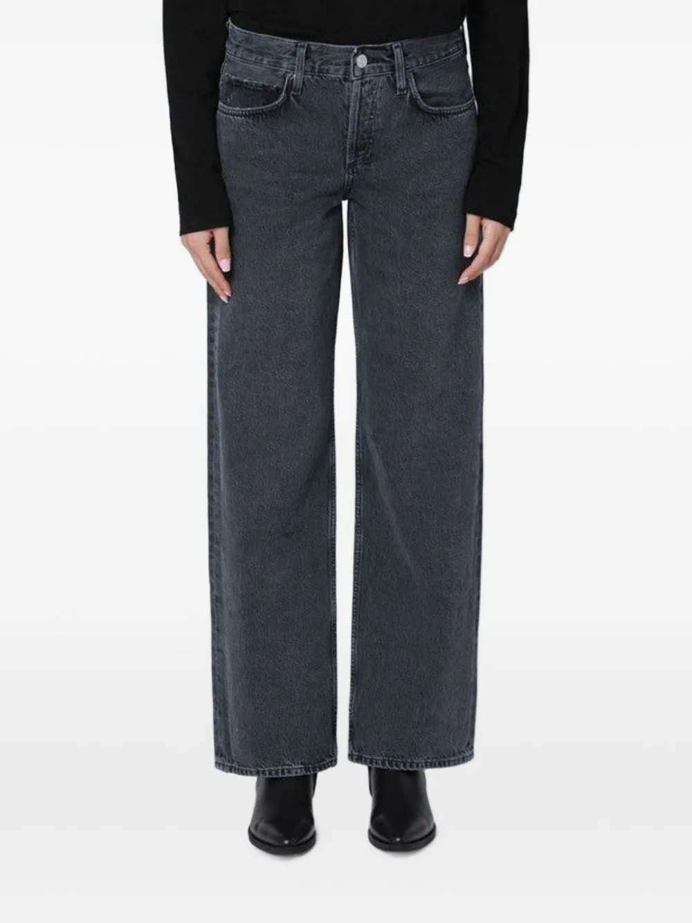 Faded-Effect Jeans by AGOLDE