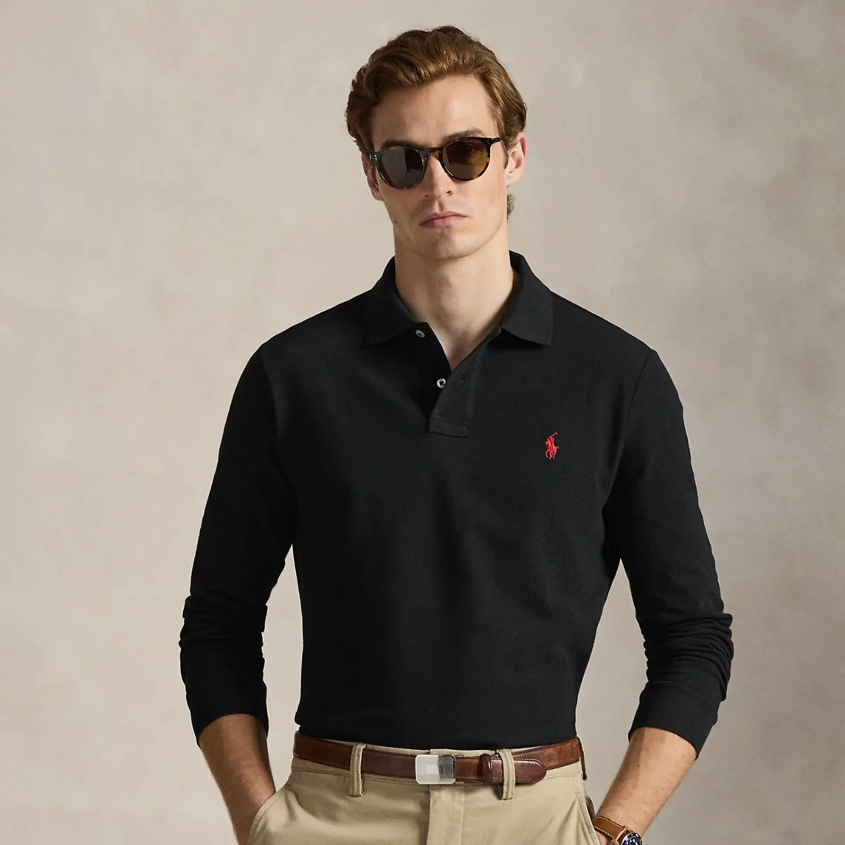 Custom Slim Fit Mesh Polo Shirt