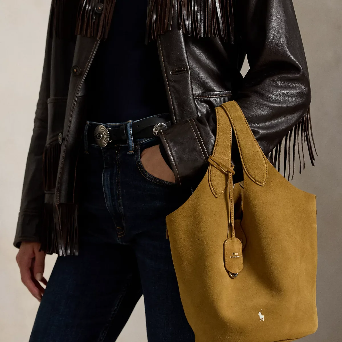 Polo Play Suede Tote
