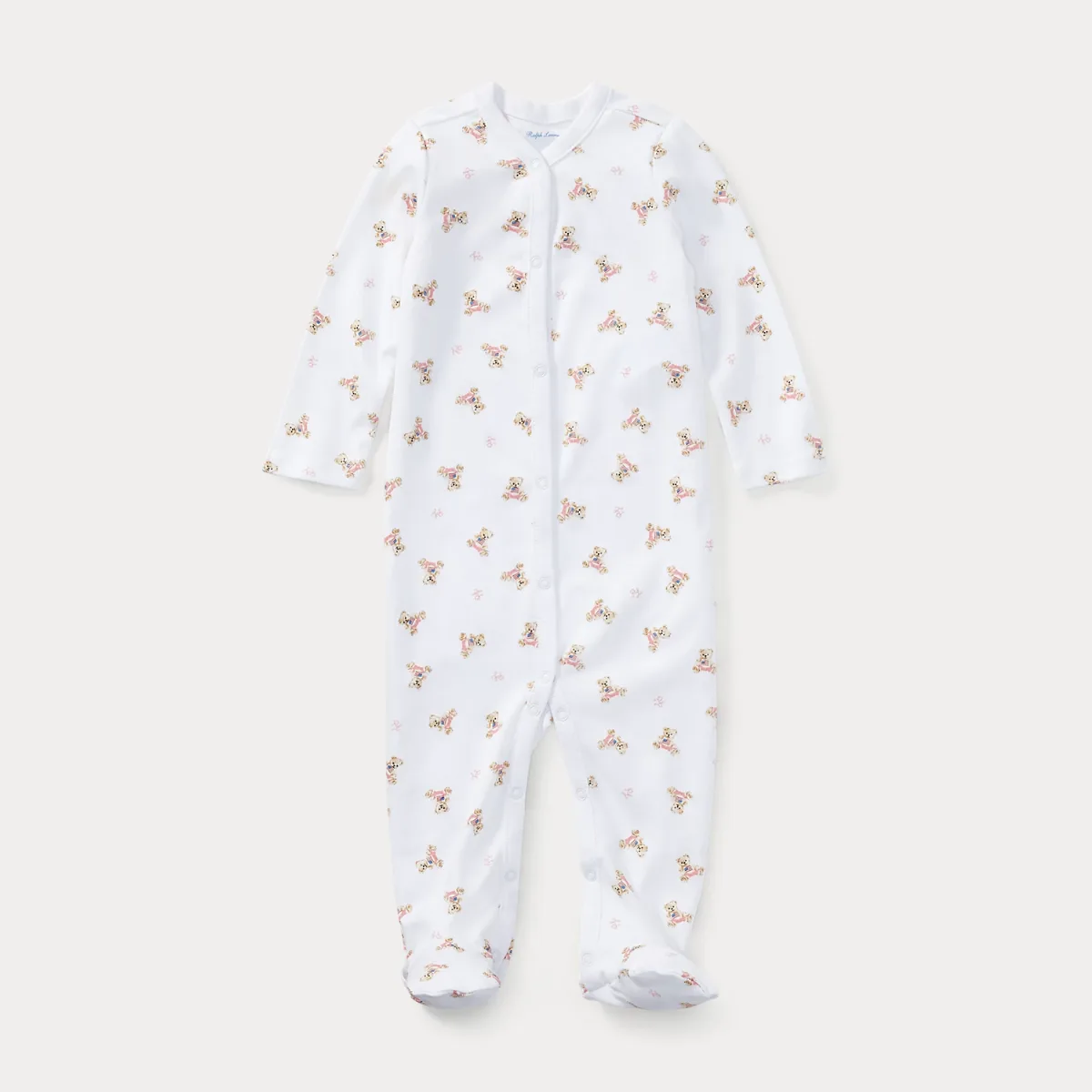 Polo Bear Cotton Coverall by Ralph Lauren