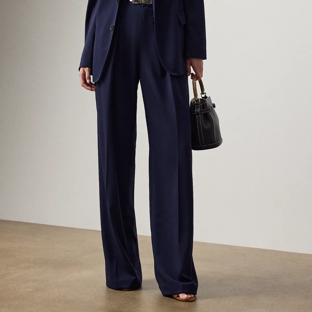 Jody Wool Trench Trouser by Ralph Lauren Collection