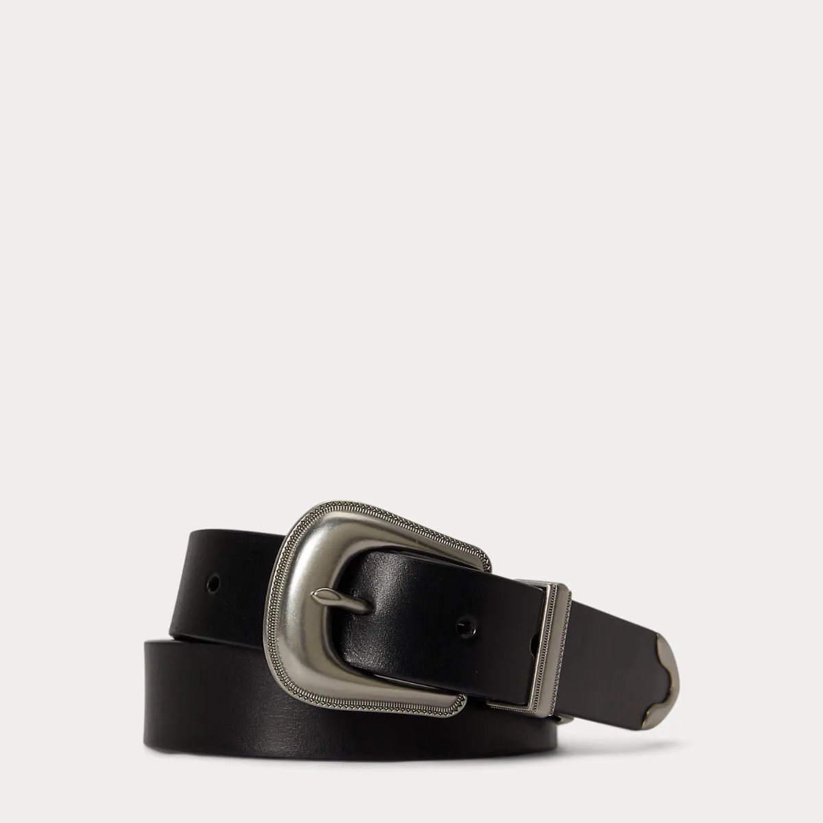 Leather Western Belt by Polo Ralph Lauren