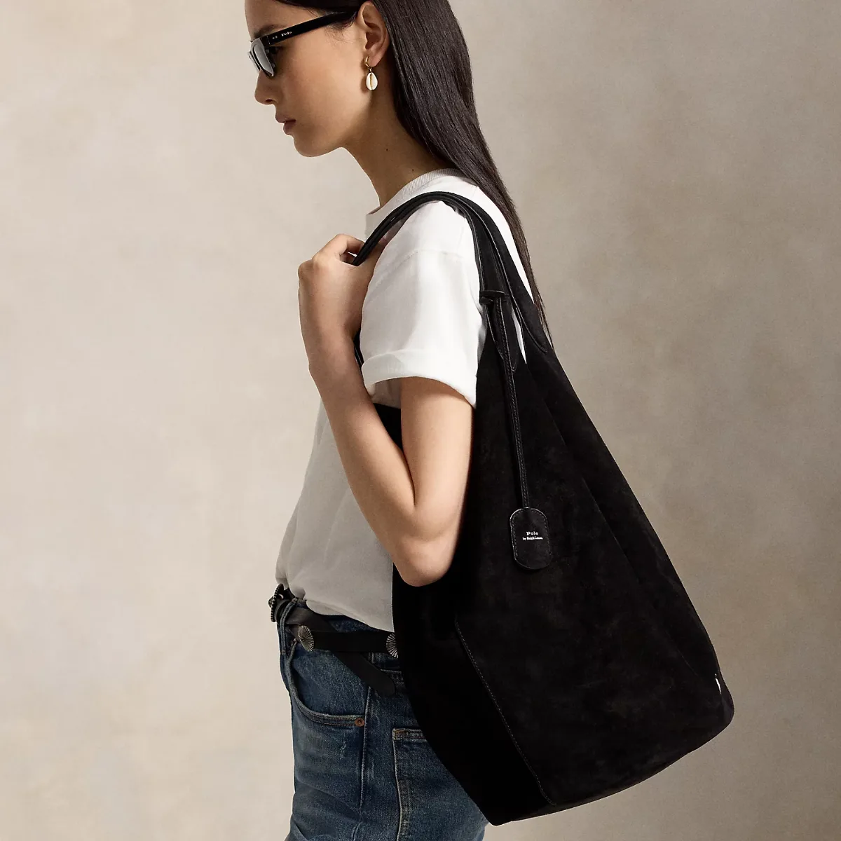 Polo Play Suede Large Tote