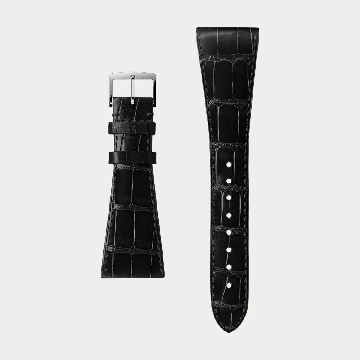 RL867 28 mm Alligator Watch Strap by Ralph Lauren