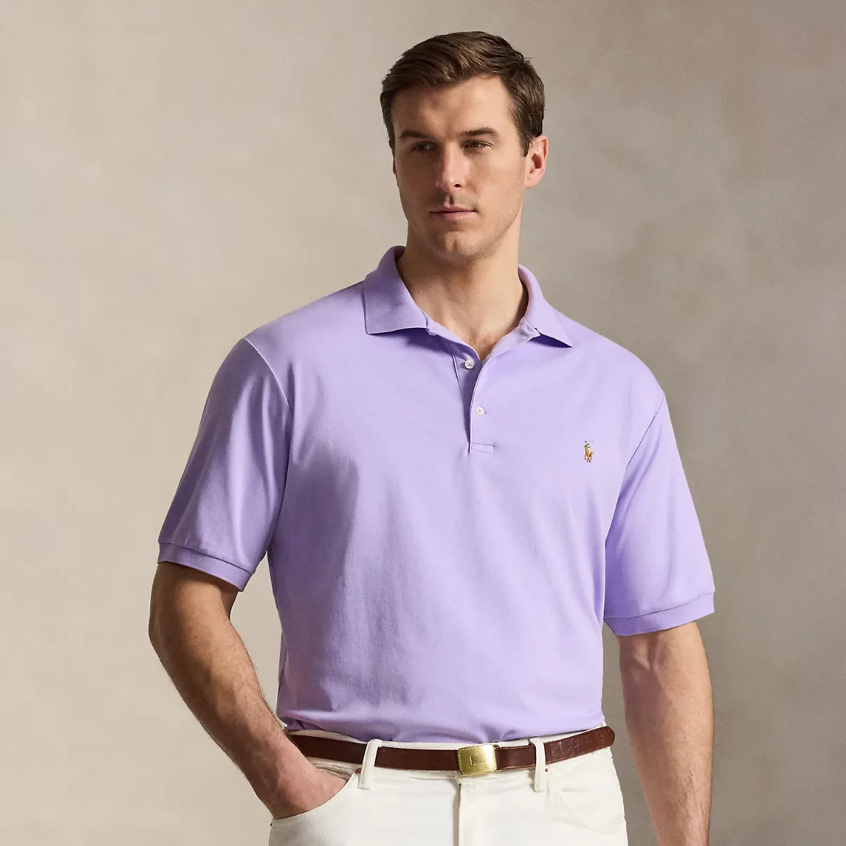 Soft Cotton Polo Shirt by Ralph Lauren Big & Tall