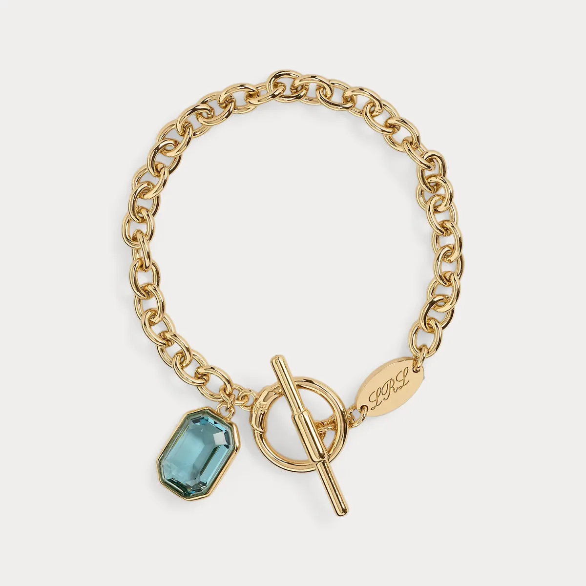 Gold-Plated Logo & Stone Flex Bracelet by Lauren Ralph Lauren