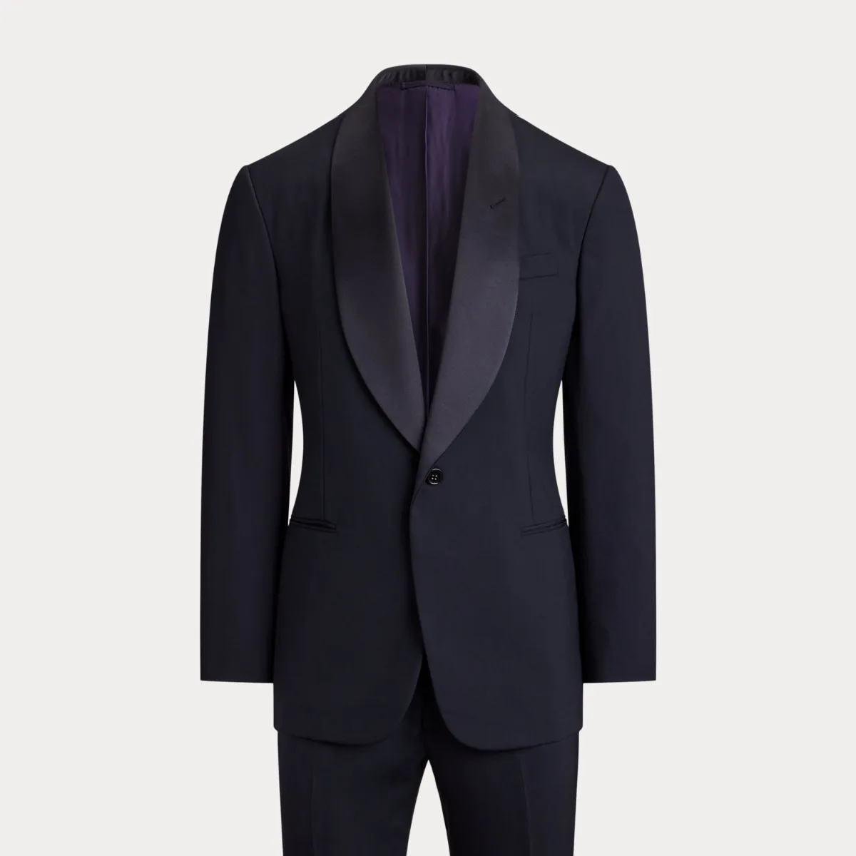 Kent Handmade Wool Barathea Tuxedo by Ralph Lauren Purple Label