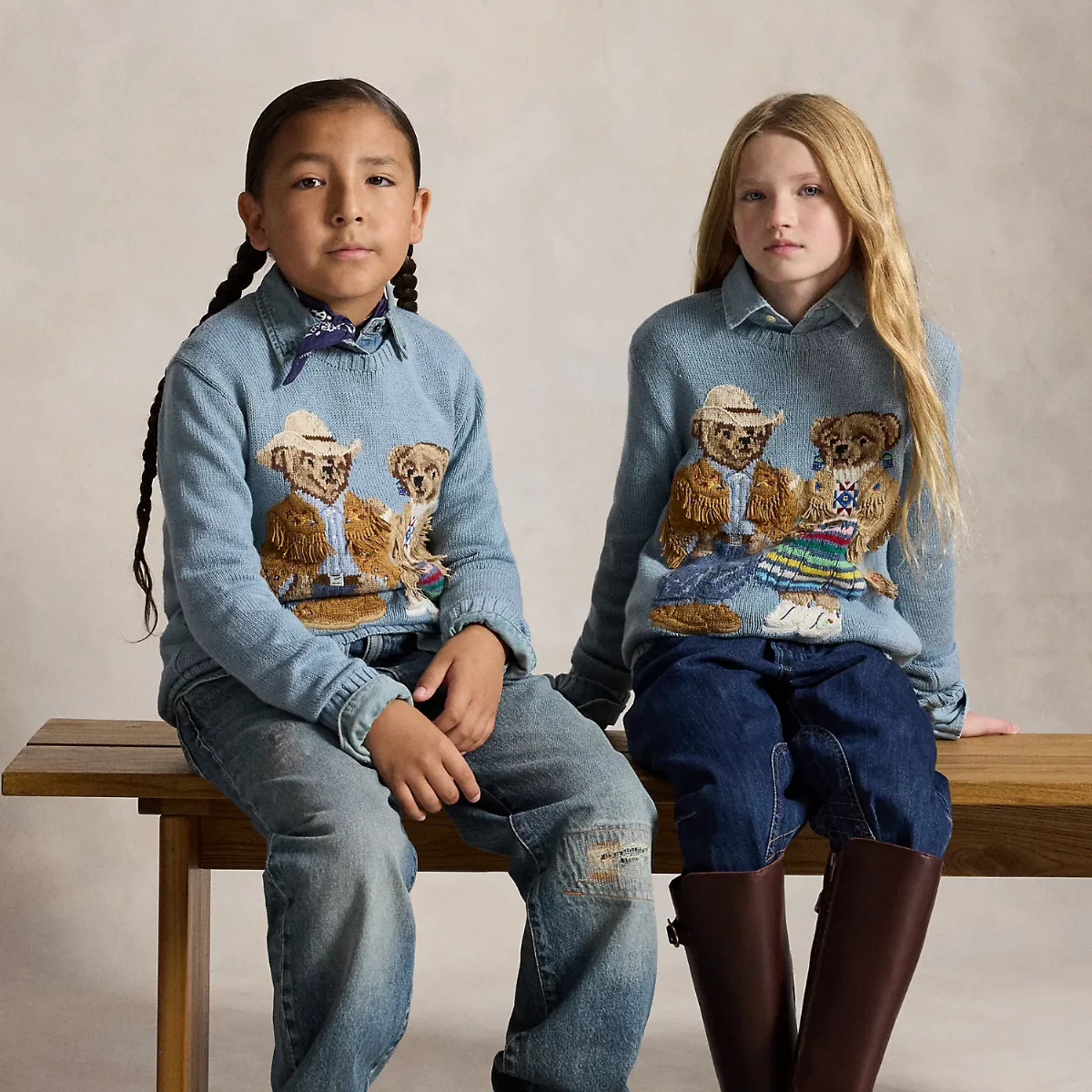 PRL x TÓPA Polo Bears Jumper by Ralph Lauren