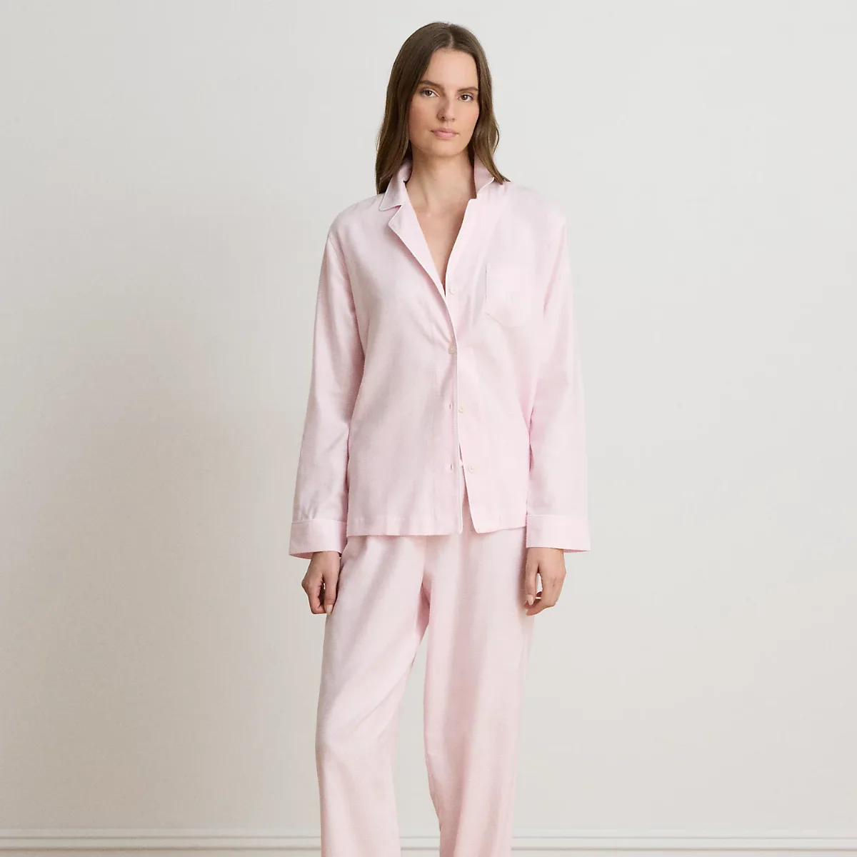 Houndstooth Brushed Twill Sleep Set by Lauren Ralph Lauren
