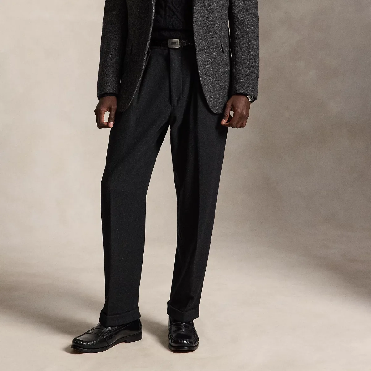 Suffield Relaxed Fit Flannel Trouser