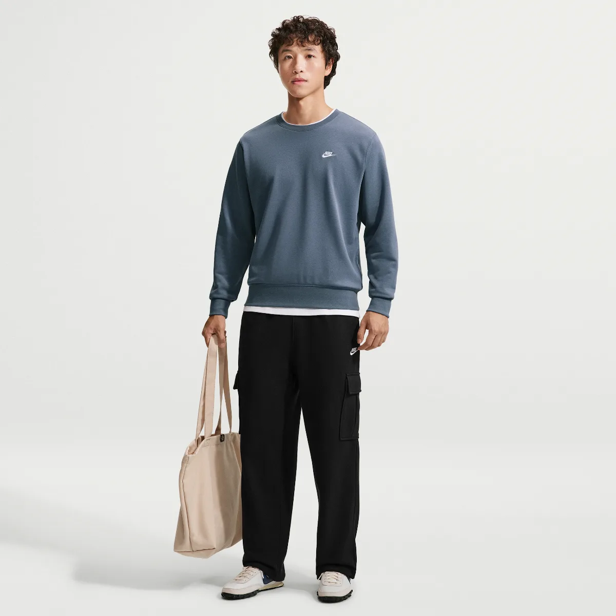 Club Fleece Open-Hem Cargo Pants by Nike