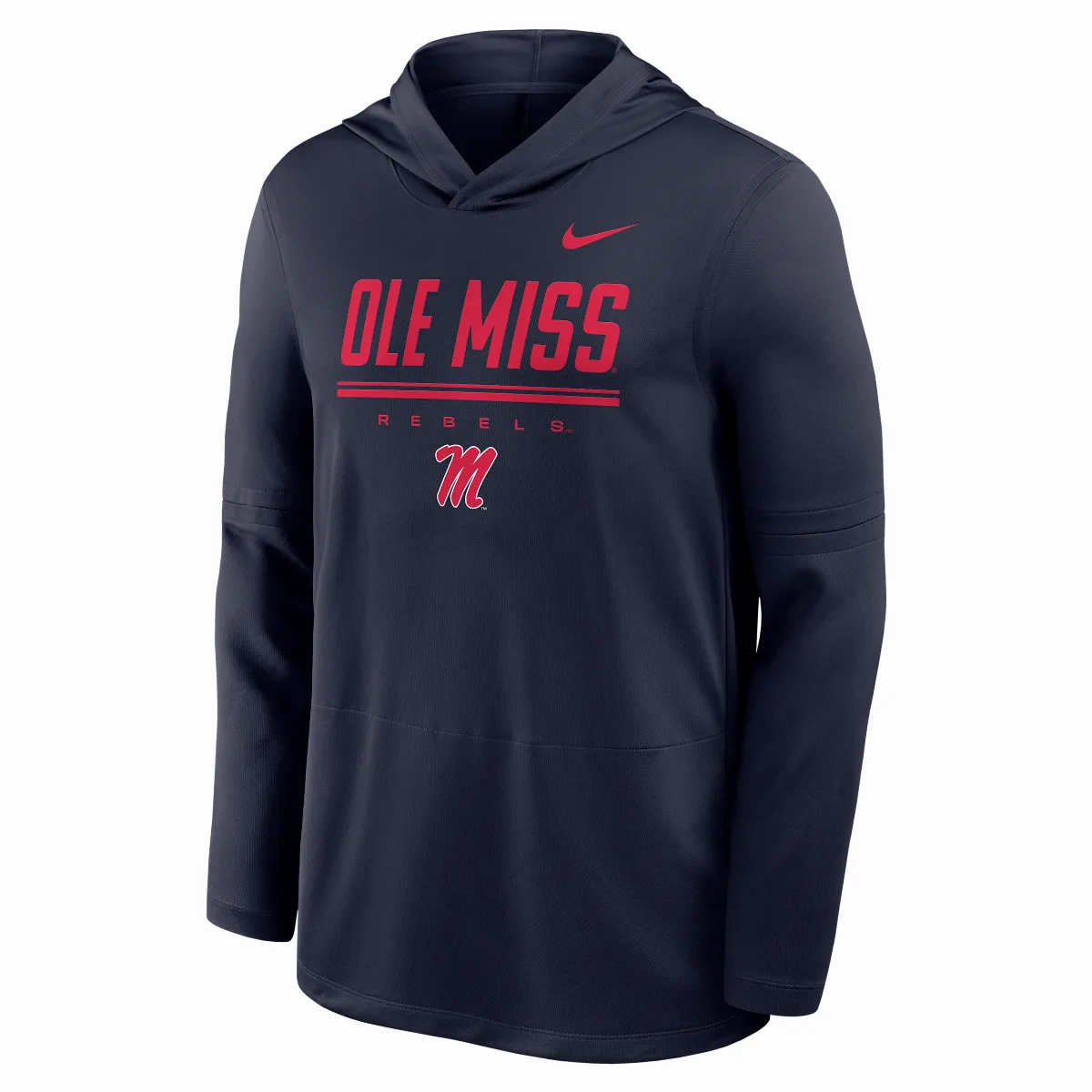Ole Miss Sideline Dri-FIT College Long-Sleeve Hooded Top by Nike