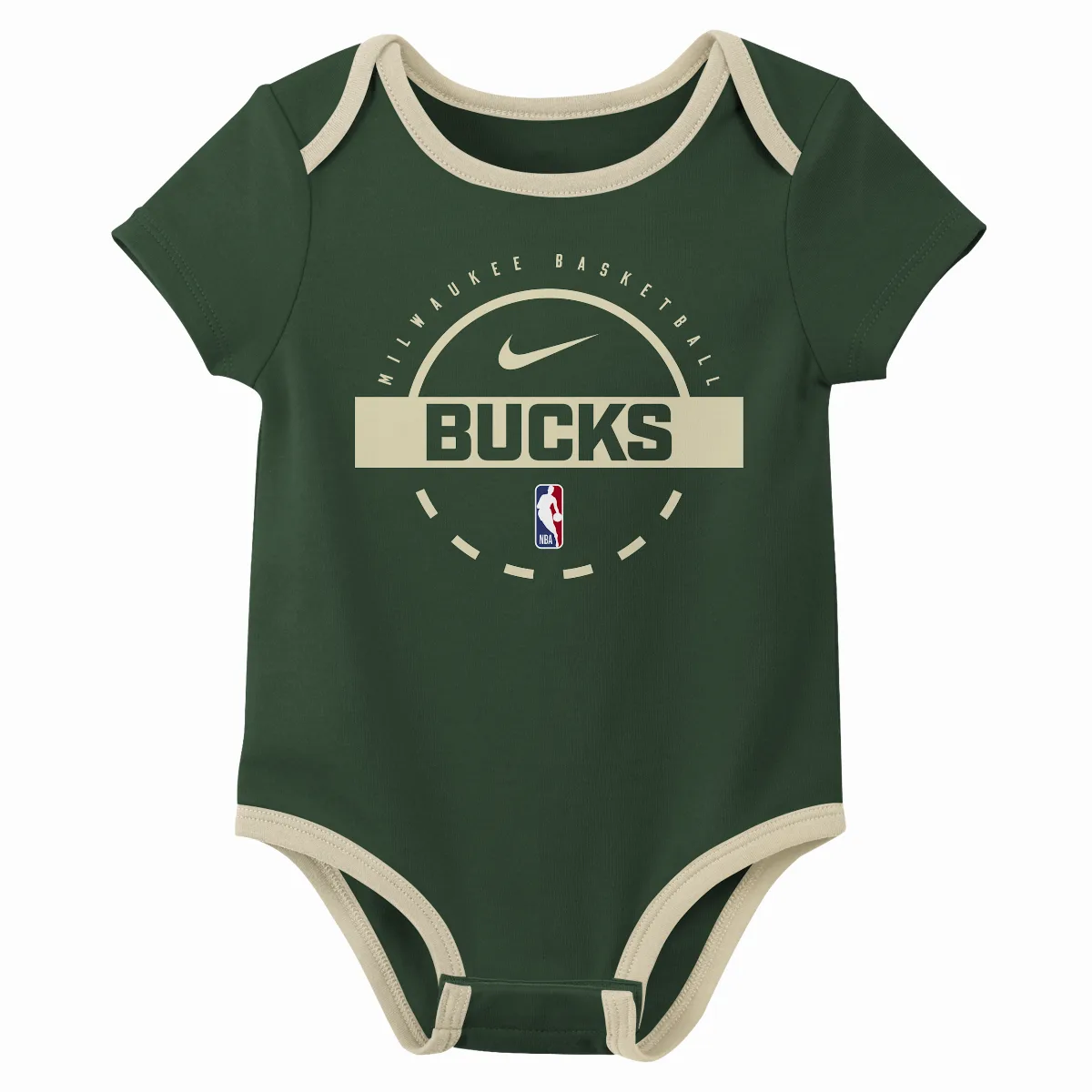 Milwaukee Bucks NBA Bodysuit Set (2-Pack) by Nike
