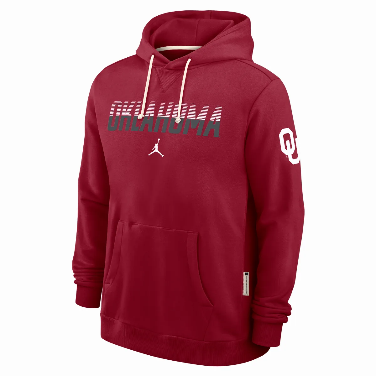 Oklahoma Sideline Standard Issue Jordan Brand Dri-FIT College Pullover Hoodie