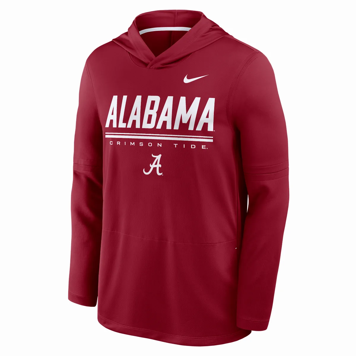 Alabama Sideline Dri-FIT College Long-Sleeve Hooded Top by Nike