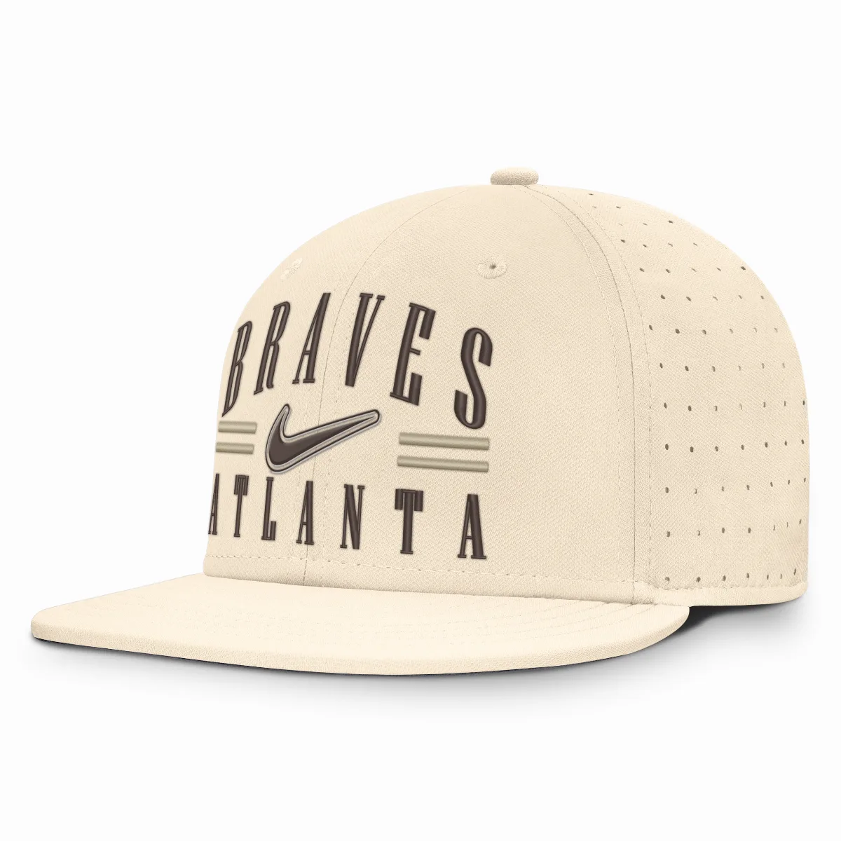 Atlanta Braves True AeroBill MLB Fitted Hat by Nike