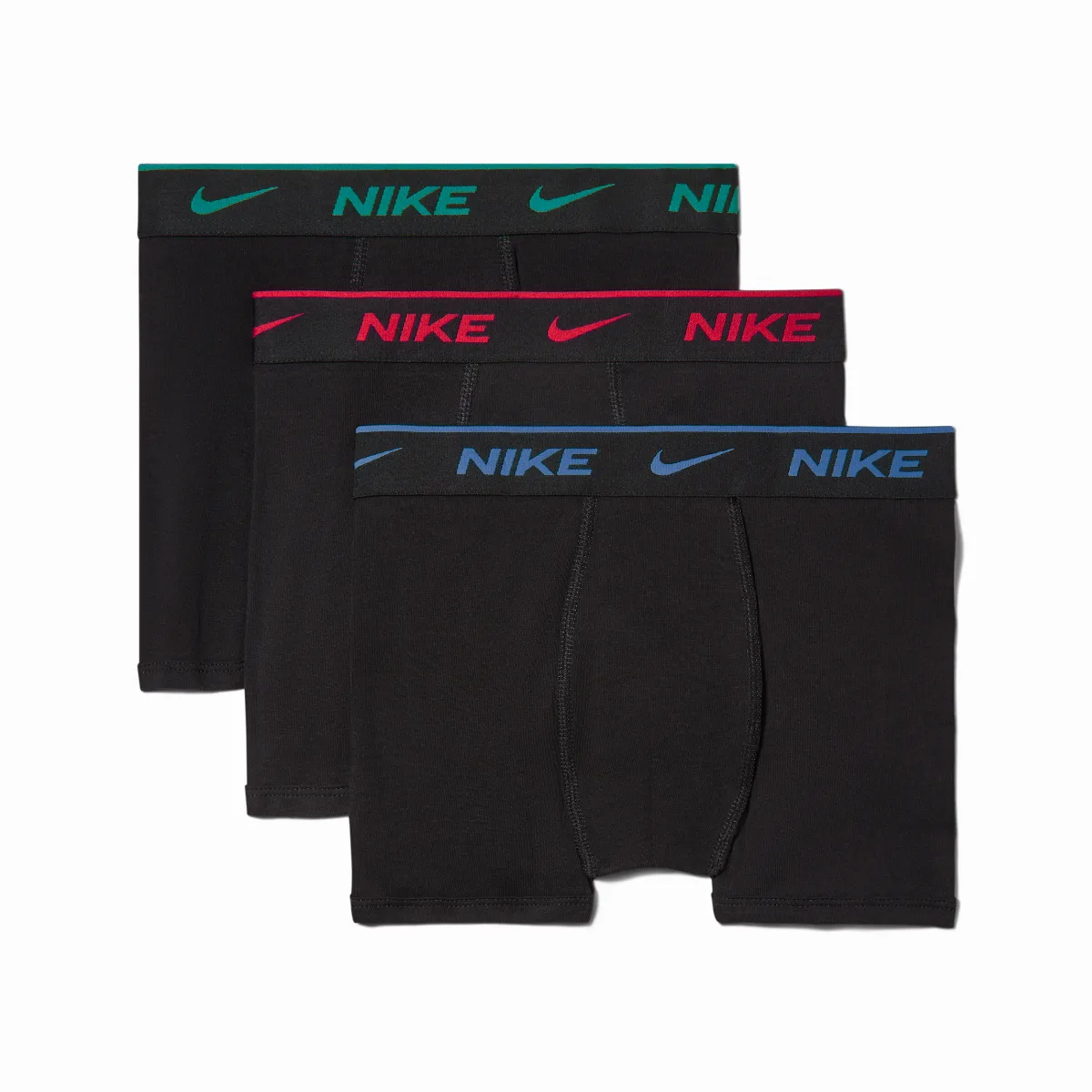 Dri-FIT Color Waistband Cotton Boxer Briefs (3-Pack) by Nike