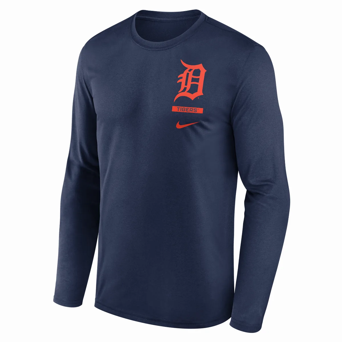 Detroit Tigers 2-Hit Legend Dri-FIT MLB Long-Sleeve T-Shirt by Nike