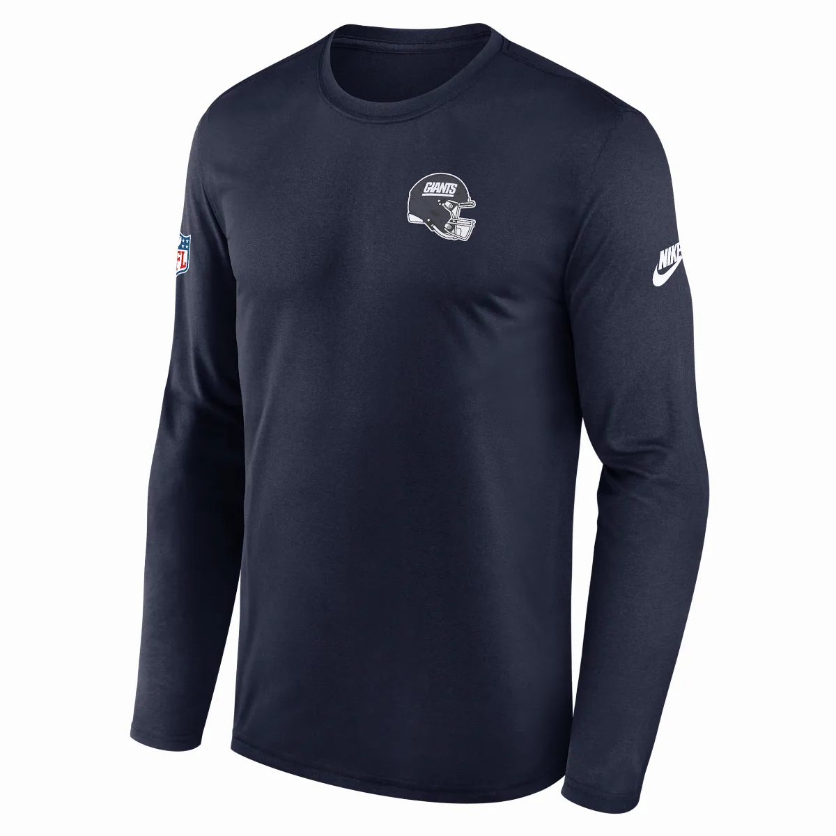 New York Giants Alt Legend Small Logo Dri-FIT NFL Long-Sleeve T-Shirt