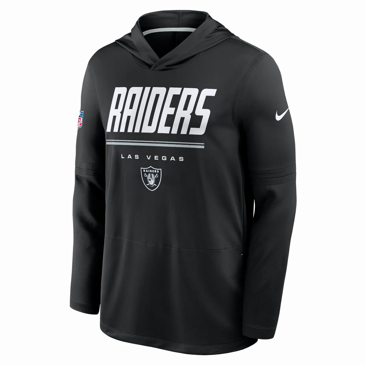 Las Vegas Raiders Sideline Dri-FIT NFL Long-Sleeve Hooded Top by Nike