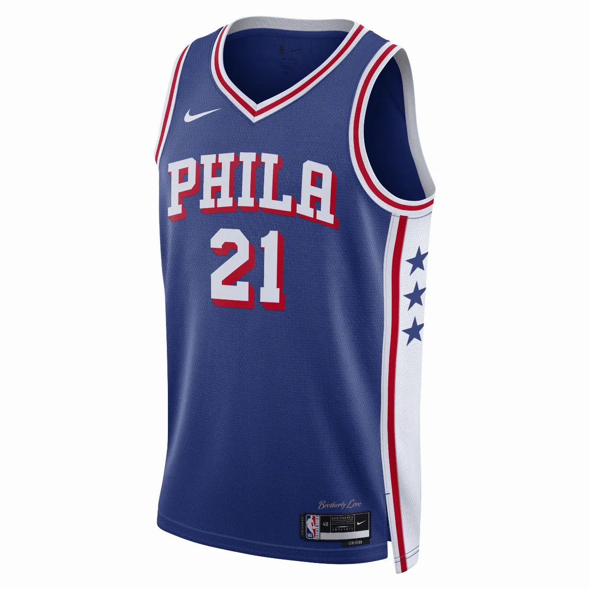 Joel Embiid Philadelphia 76ers Icon Edition Dri-FIT NBA Swingman Jersey by Nike