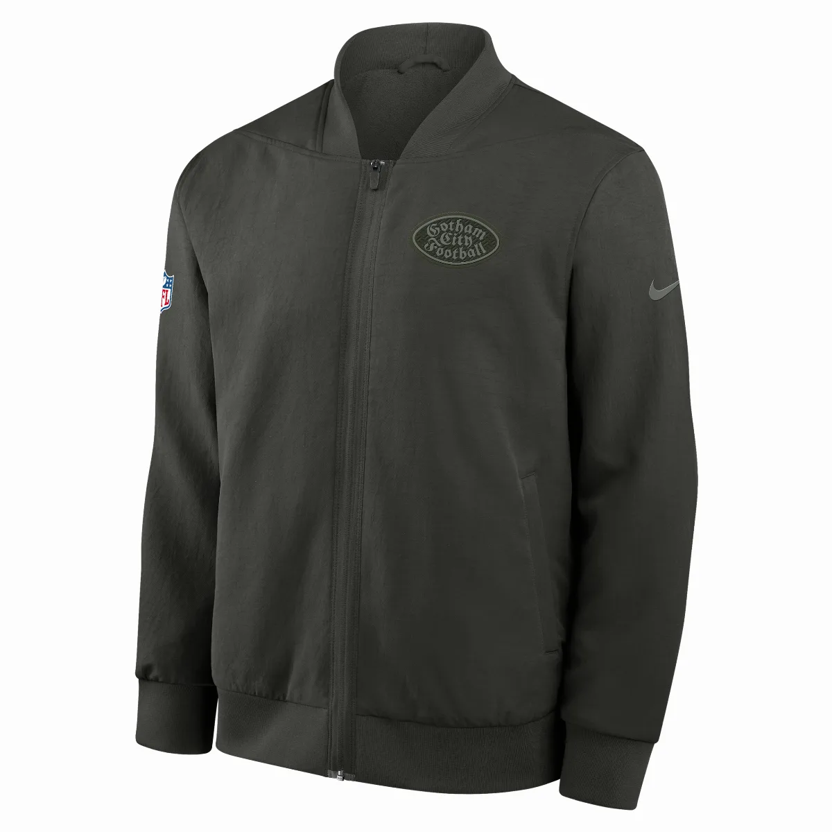 New York Jets Rivalries Collection Sideline NFL Full-Zip Bomber Jacket by Nike