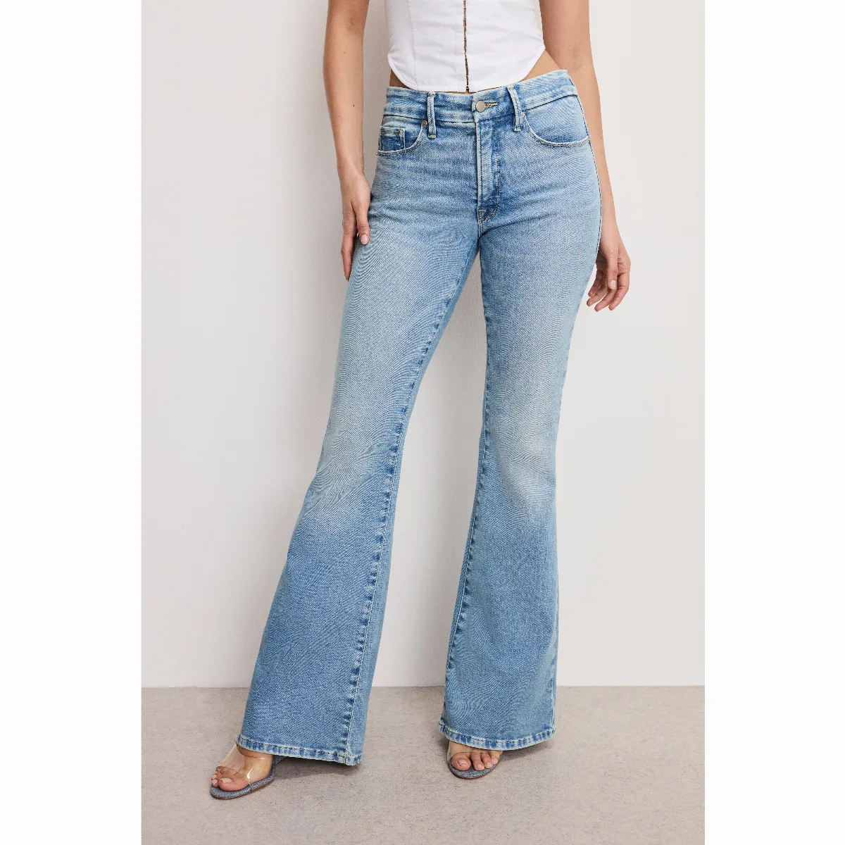 Dolly Joleans Flare Jeans by Khloé Kardashian
