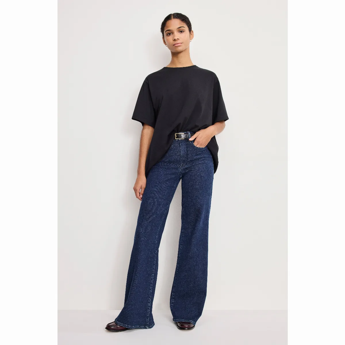 Good Waist Palazzo Jeans by GOOD AMERICAN