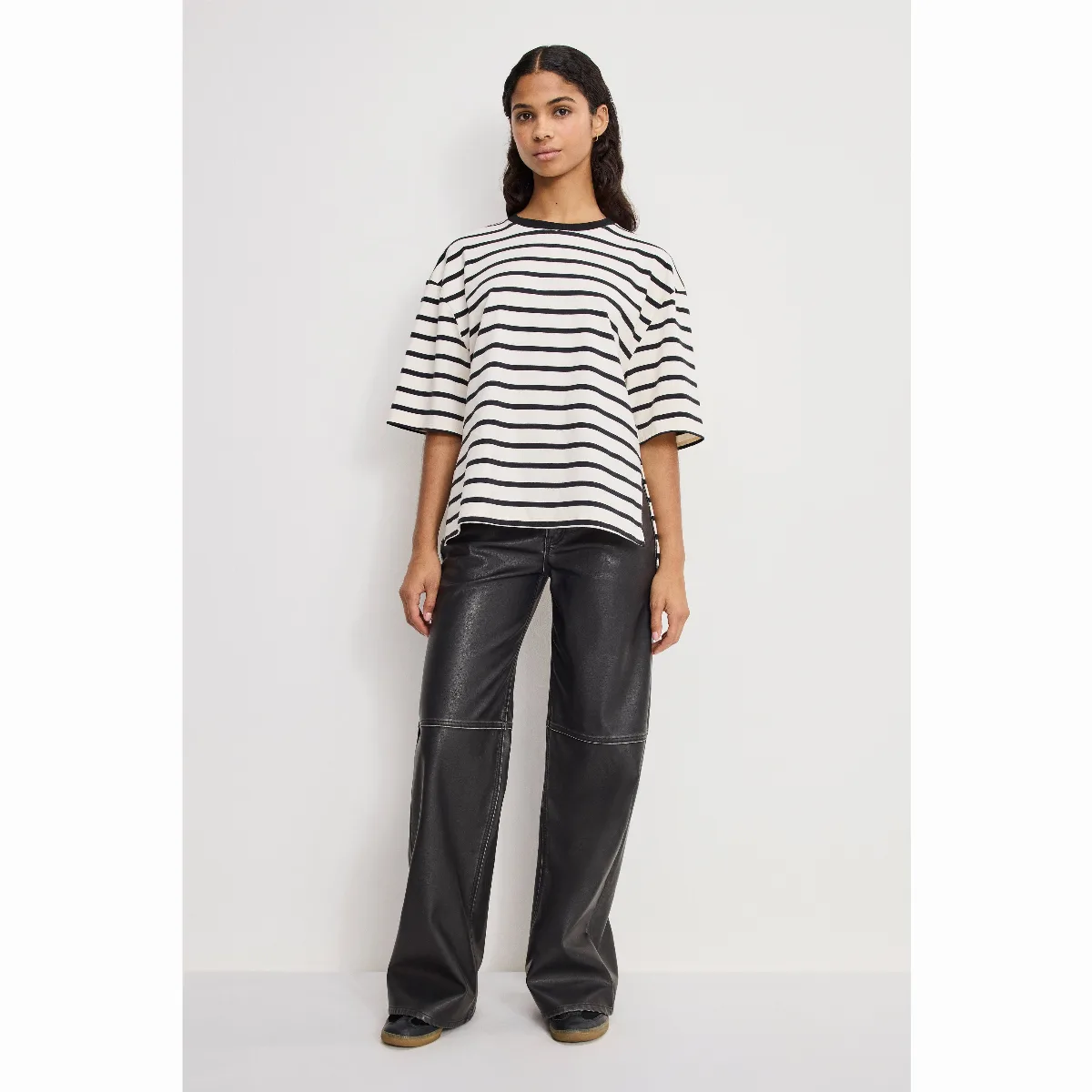 Good Skate Vegan Leather Pants by GOOD AMERICAN