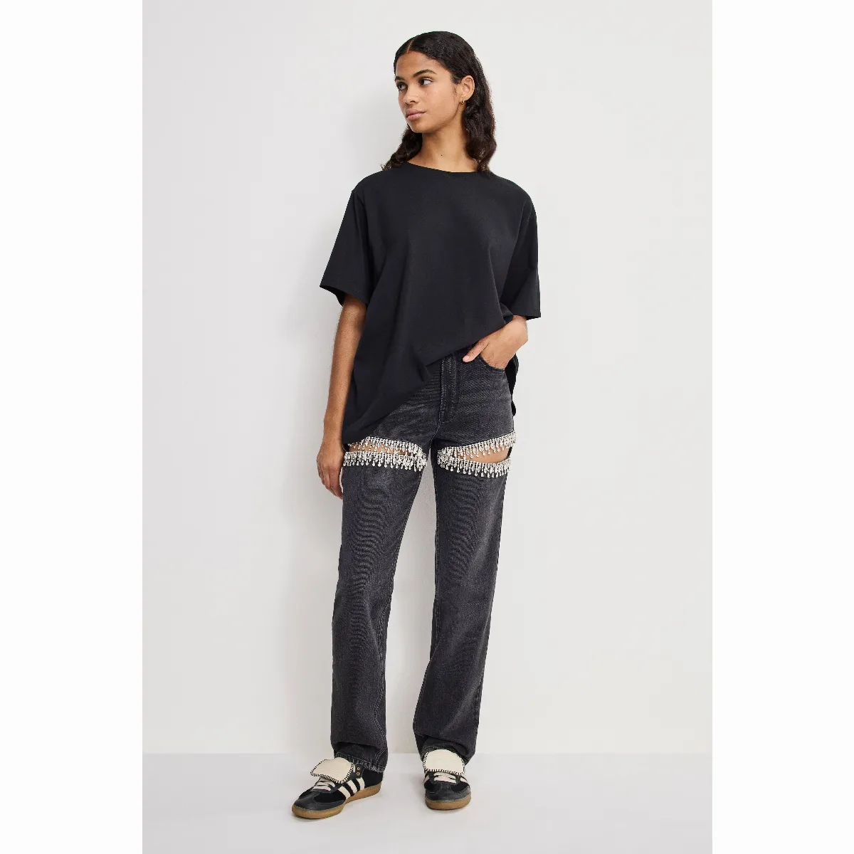 Good Icon Straight Diamond Jeans by GOOD AMERICAN