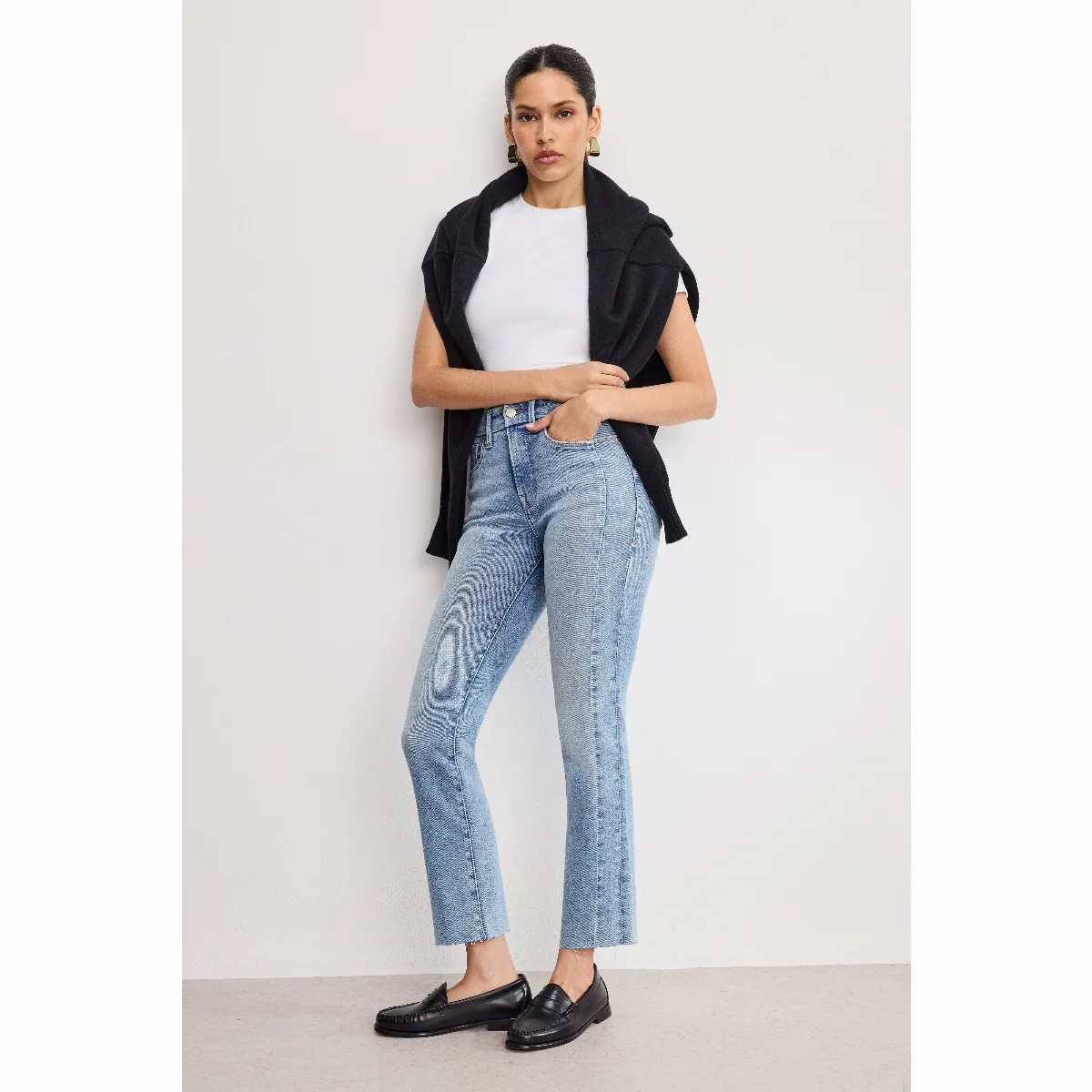 Soft Tech Good Legs Straight Jeans - Extra Stretch, Flat Tummy Tech, Gap-Proof Waistband