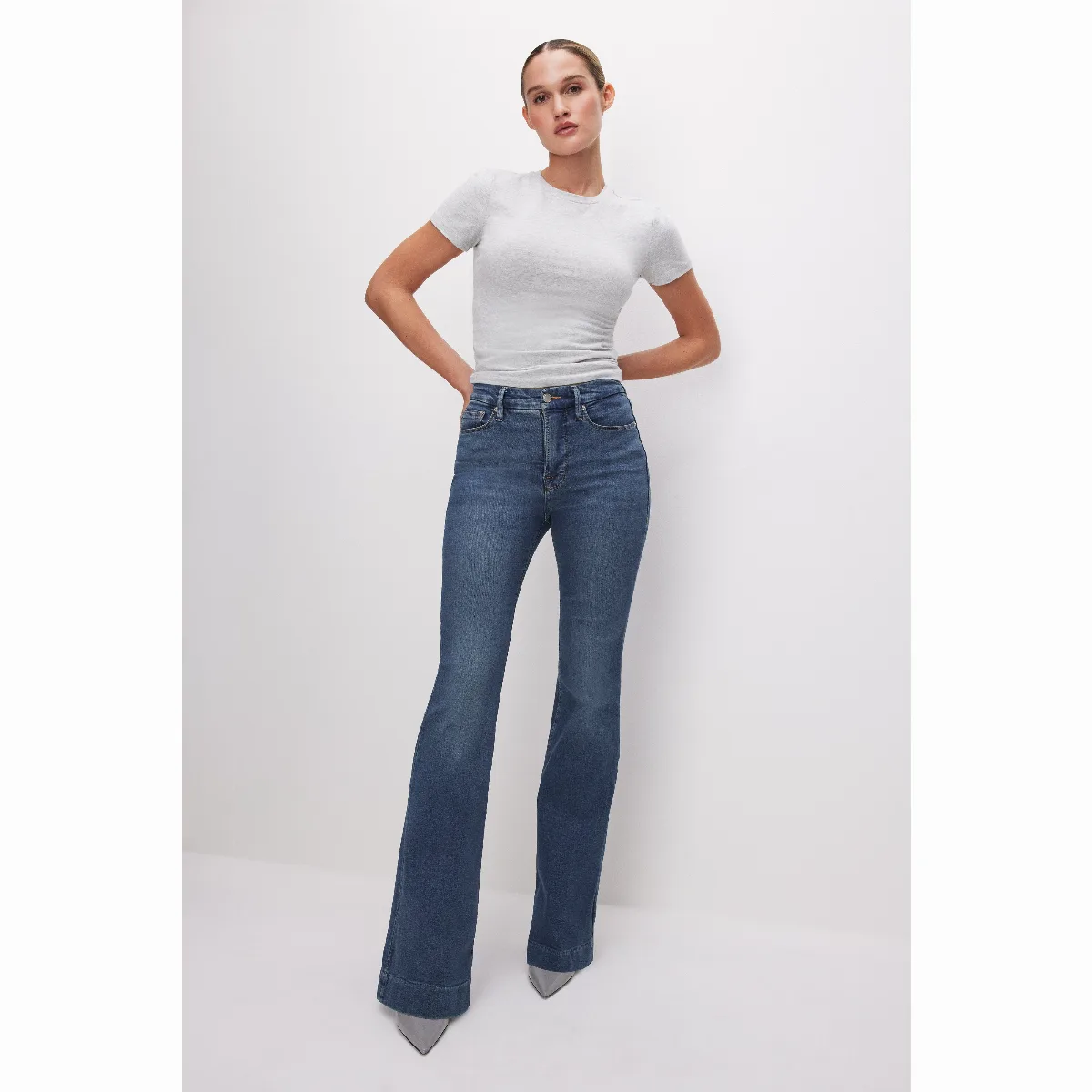 Good Legs Flare Jeans by GOOD AMERICAN
