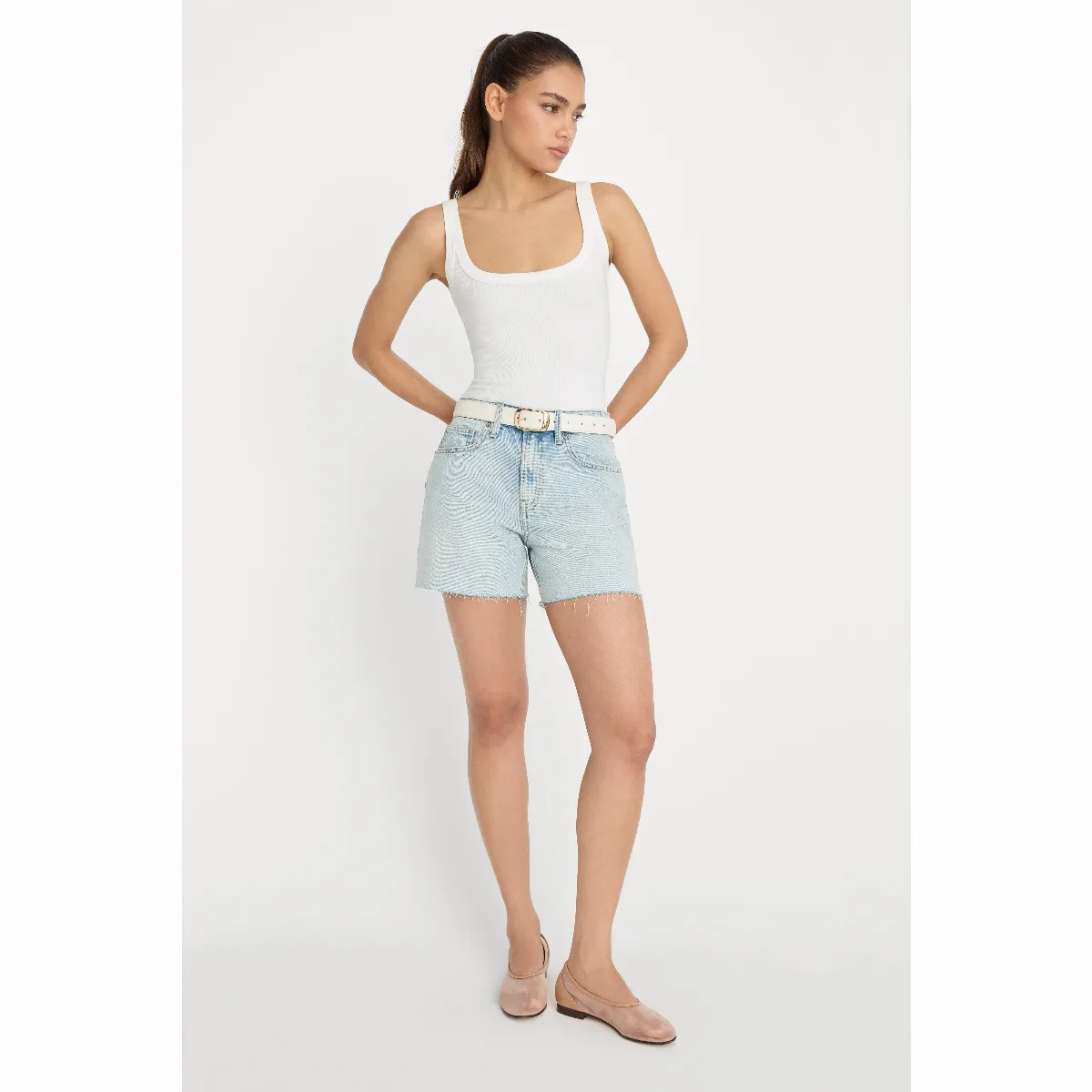 Good Everyday Shorts by Khloé Kardashian by GOOD AMERICAN