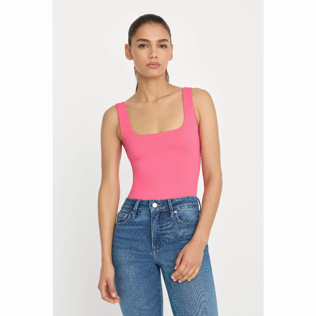 Sculpting Modern Tank Bodysuit by Khloé Kardashian by GOOD AMERICAN