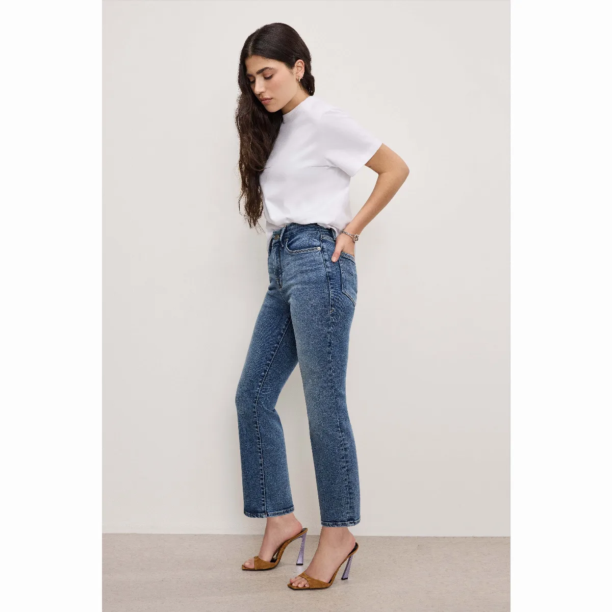 Good Straight Compression Jeans by Khloé Kardashian by GOOD AMERICAN