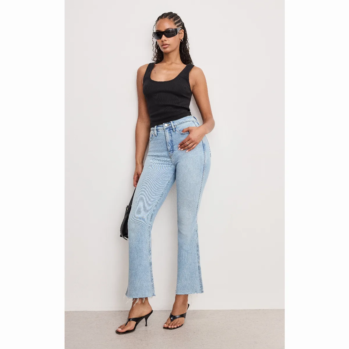 Good Kick Flare Jeans by Khloé Kardashian by GOOD AMERICAN