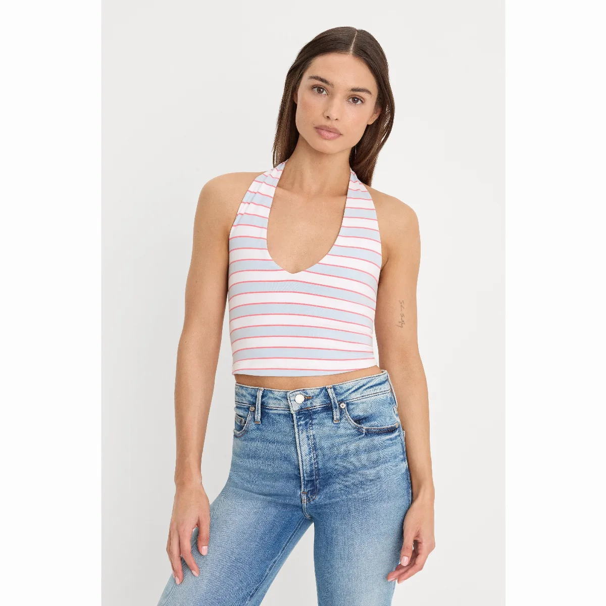 The Halter Tank Top by Khloé Kardashian by GOOD AMERICAN