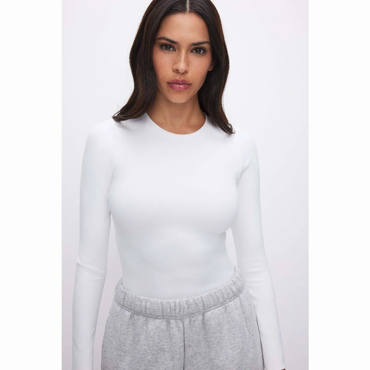 The Sculpting Modern Long Sleeve Bodysuit by Khloé Kardashian