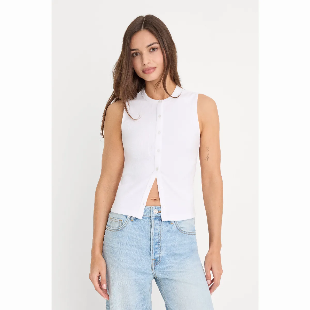 The Rib Splay Top by Khloé Kardashian by GOOD AMERICAN