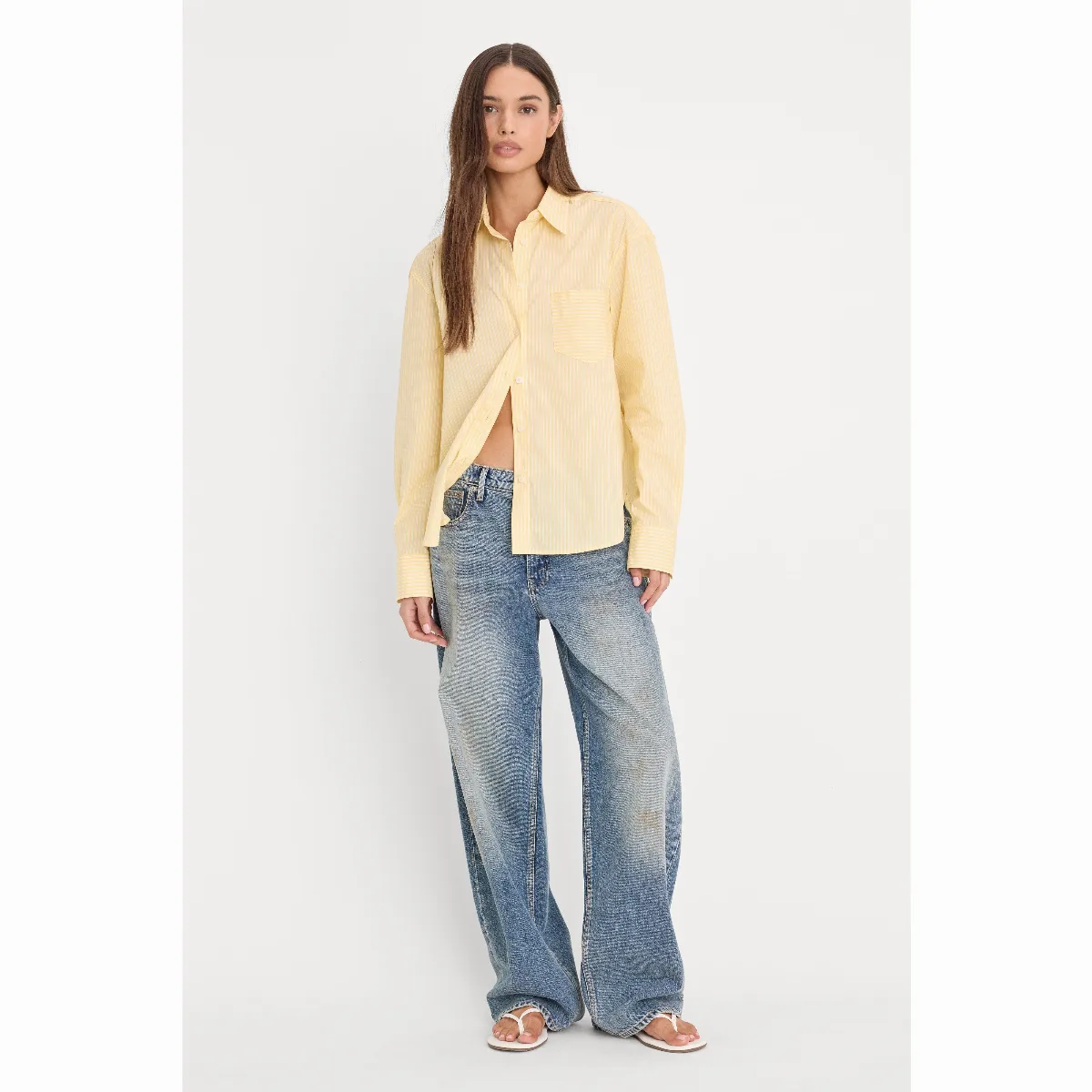 Poplin Classic Boxy Shirt by Khloé Kardashian by GOOD AMERICAN
