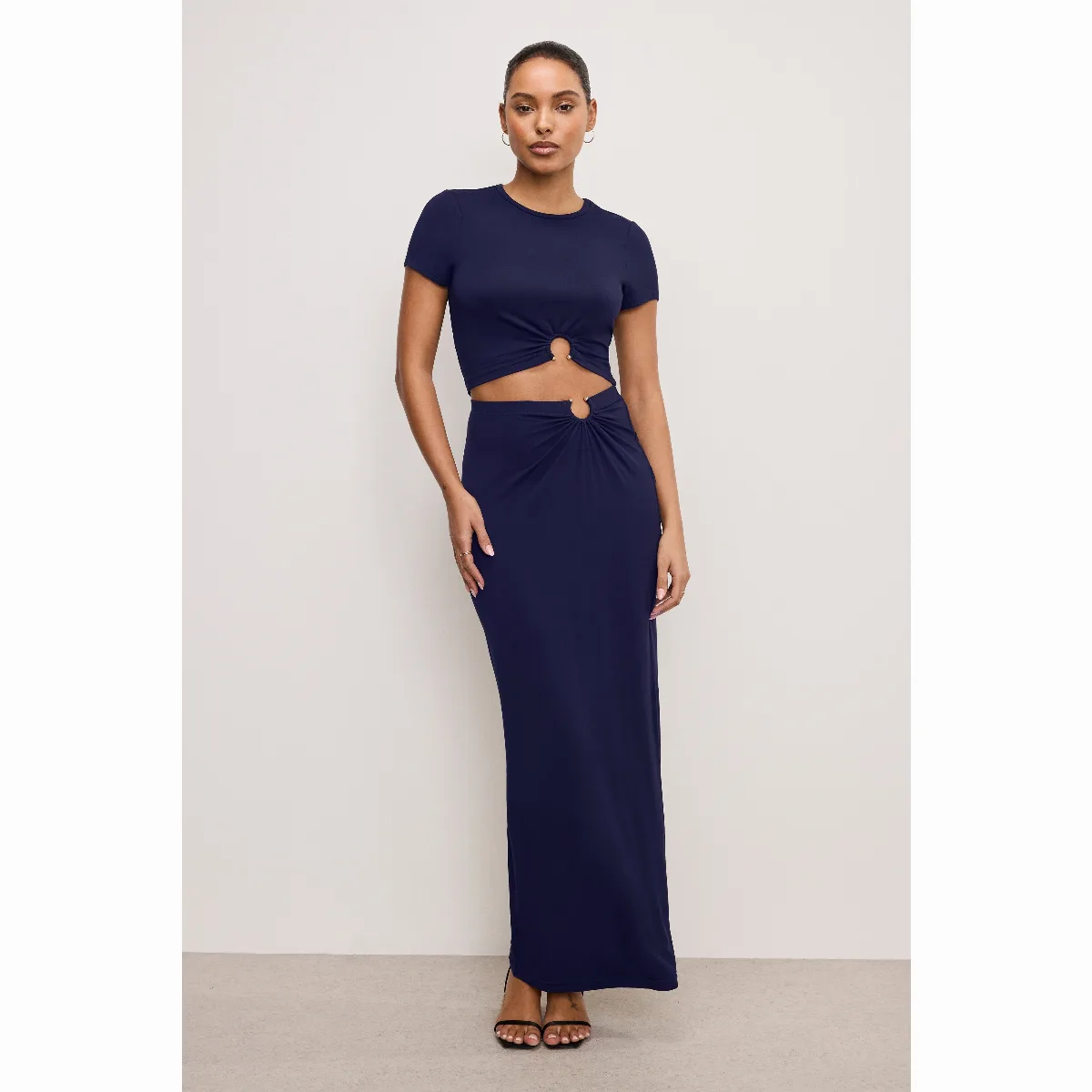 Stretch Jersey Maxi Skirt by Khlo Kardashian by GOOD AMERICAN