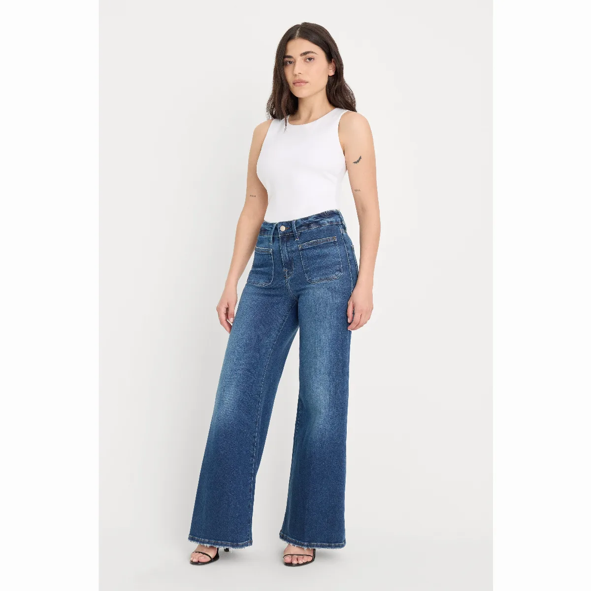 Good Palazzo Jeans by Khloé Kardashian by GOOD AMERICAN