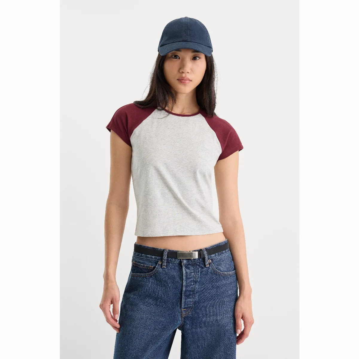 The Raglan T-Shirt by Khloé Kardashian by GOOD AMERICAN