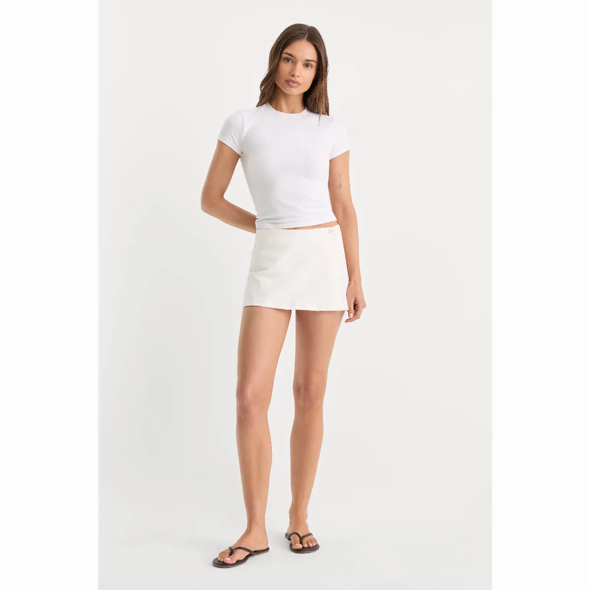 The Wrapped Skort by Khloé Kardashian by GOOD AMERICAN