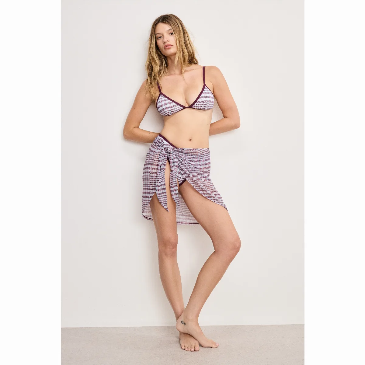 Mesh Mini Sarong by Khloé Kardashian by GOOD AMERICAN