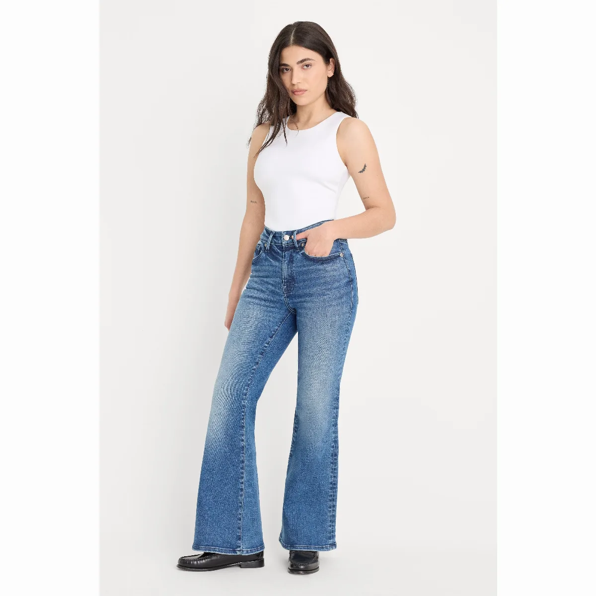 Always Fits Good Flare Jeans by Khloé Kardashian by GOOD AMERICAN